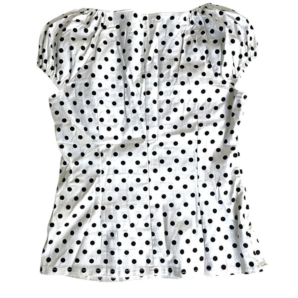 Retro Polka Dot Blouse - Picture 2 of 6